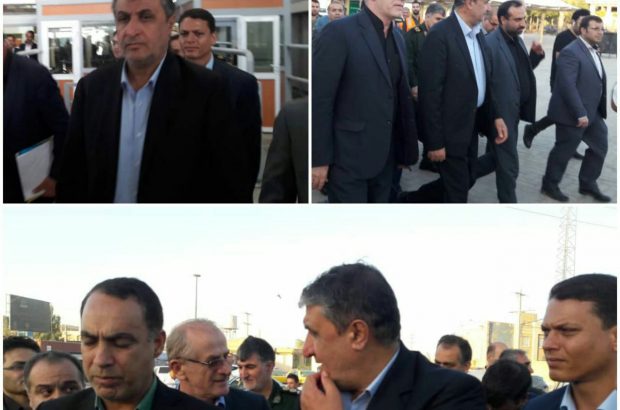 بازدید وزیر راه و شهرسازی از پایانه مرزی مهران