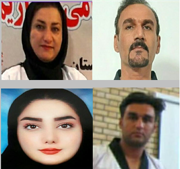 4 استاد و مربی تکواندو در یک خانواده ایلامی!