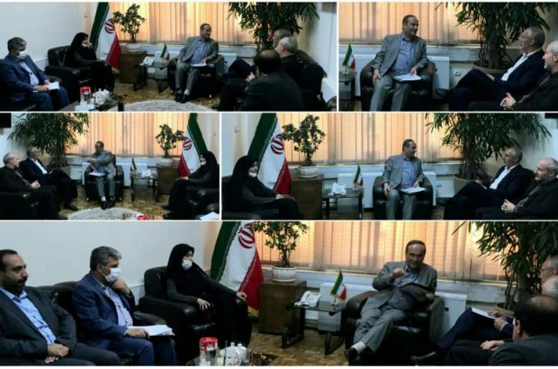 دیدار استاندار ایلام به اتفاق نمایندگان استان در مجلس شورای با معاون سازمان برنامه و بودجه کشور