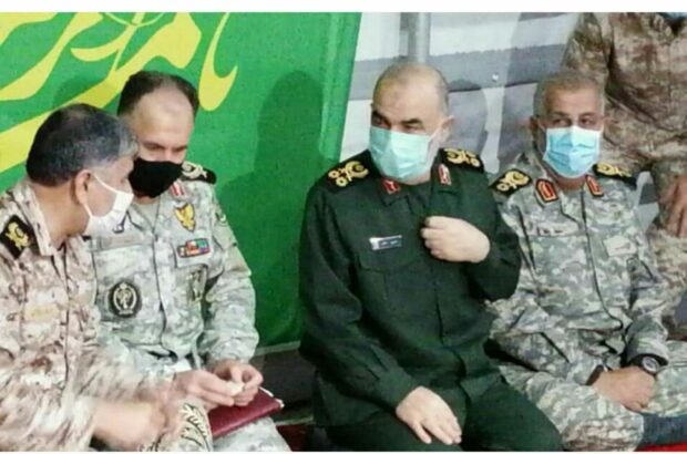 مرحله نخست رزمایش پیامبر اعظم(ص) ۱۶ نیروی زمینی سپاه در دشت عباس برگزار شد