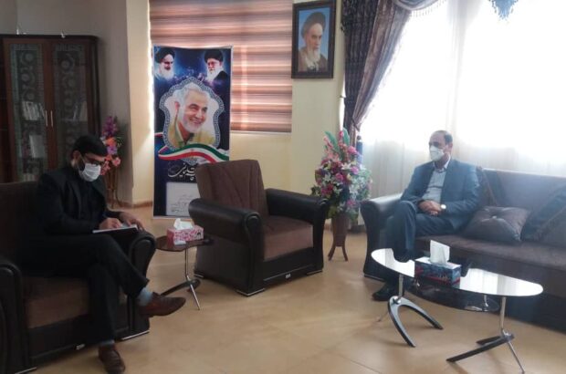 دیدار رئیس مجمع نمایندگان مردم استان ایلام در مجلس شورای اسلامی با مدیرکل بازرسی استان