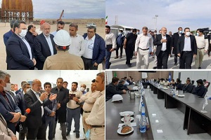 معاون استاندار و فرماندار ویژه دهلران از پتروشیمی دهلران بازدید کرد معاون استاندار و فرماندار ویژه دهلران از پتروشیمی دهلران بازدید کرد