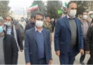 حضور فرهنگیان استان و سرپرست اداره کل آموزش و پرورش استان ایلام در راهپیمایی ۲۲ بهمن