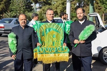 خُدام بارگاه منور رضوی وارد ایلام شدند خُدام بارگاه منور رضوی وارد ایلام شدند