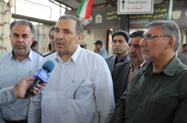 استاندار ایلام از پیشرفت فیزیکی ۵۰ درصدی پروژه احداث سایبان در مرز مهران خبر داد استاندار ایلام از پیشرفت فیزیکی ۵۰ درصدی پروژه احداث سایبان در مرز مهران خبر داد