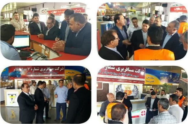 ‌فروش بلیط اتوبوس در پایانه مسافربری ایلام حضوری می شود