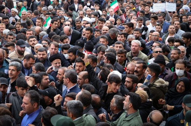 شکوه وحدتی دشمن شکن در استقبال مردم کردستان از رئیس جمهور