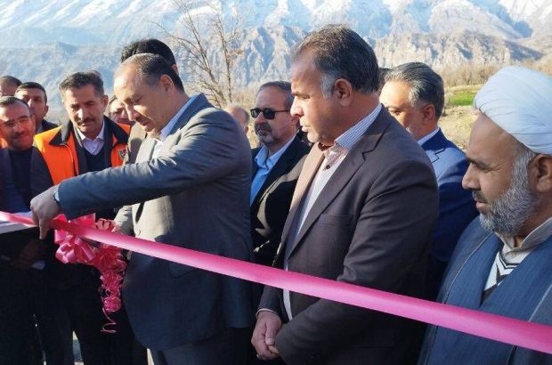 بهره برداری از سه پروژه راهداری در شهرستان بدره