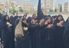 عزاداری زنان ایلامی و شین محلی در سوگ خادم الرضا(ع)، شهید خدمت آیت‌الله رئیسی رییس‌جمهور و همراهان ایشان در مصلی شهر ایلام