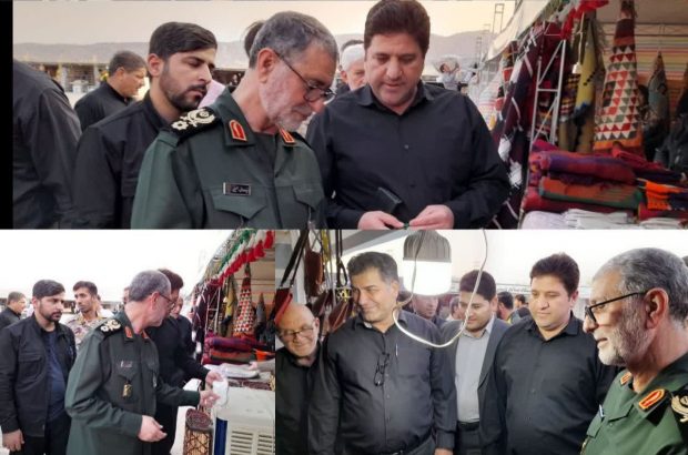 تقدیر و تشکر از اداره کل میراث فرهنگی استان در برگزاری نمایشگاه صنایع دستی و سوغات محلی در مسیر بازگشت زائران /  برگزاری نمایشگاه صنایع دستی باعث معرفی توانمندی های صنعتگران و محصولات تولیدی می شود