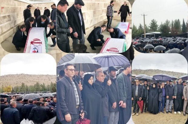 بدرقهای باشکوه برای شهدایی که آسمان در سوگشان بارید بدرقهای باشکوه برای شهدایی که آسمان در سوگشان بارید