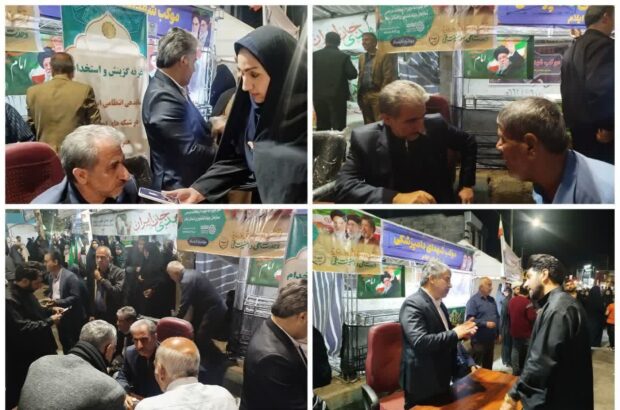 میز خدمت در محل تجمعات شبانه به هیچ وجه تبلیغاتی نیست/ گره‌گشایی از مشکلات مردم در وقت غیراداری، وظیفه ماست