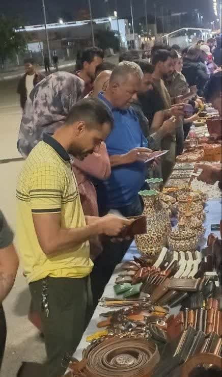 برگزاری چهل‌ویکمین و چهل‌ودومین نمایشگاه صنایع‌دستی ایلام در بازار مشترک کوت استان واسط عراق