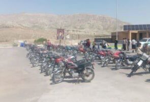 توقیف ۸۰ دستگاه موتورسیکلت متخلف در ملکشاهی