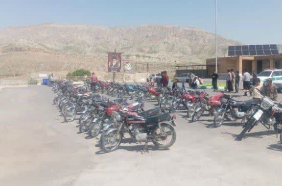 توقیف ۸۰ دستگاه موتورسیکلت متخلف در ملکشاهی