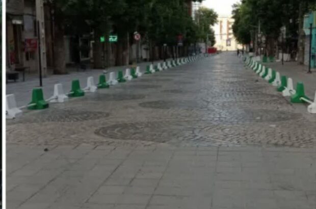 خط ویژه تاکسی در سعدی جنوبی ایجاد شد خط ویژه تاکسی در سعدی جنوبی ایجاد شد