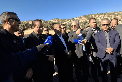 بازدید معاون اجرایی رئیسجمهور از پروژه راهسازی ایلام–حمیل–مهران