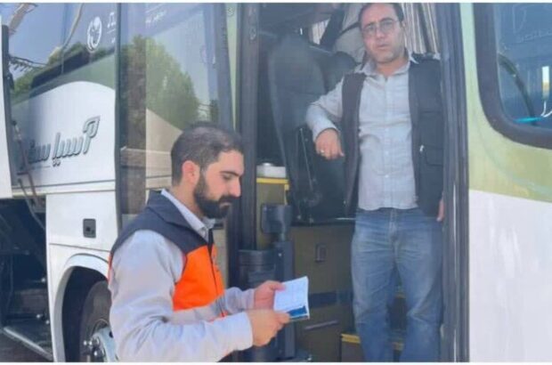 تشدید نظارت‌ها بر ناوگان حمل‌ونقل عمومی در پایانه مرزی مهران