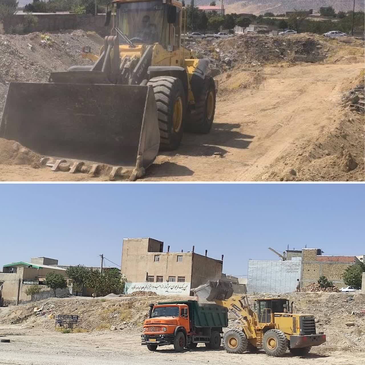 جمعآوری چهار هزار تن نخاله ساختمانی از سطح شهر ایلام جمعآوری چهار هزار تن نخاله ساختمانی از سطح شهر ایلام
